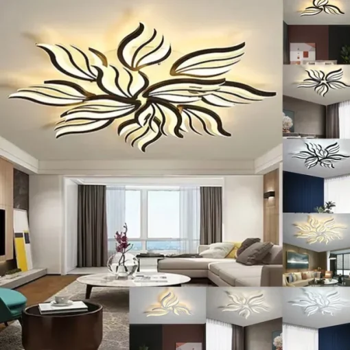 Dimmable Cluster Design Ceiling Lights Plastic Artistic Style Modern Style Novelty Black LED Modern 110-240 V