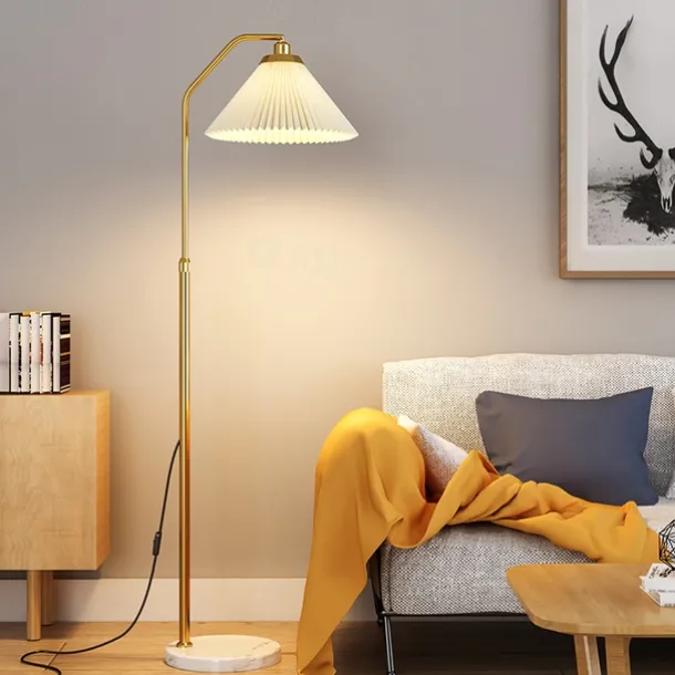 Dimmable Floor Lamp Arc Floor Lamps, Metal Floor Lamps, LED Floor Light Creative,Standing Lamp Adjustable, for Living Room, Office and Bedroom Standing Reading Lamp
