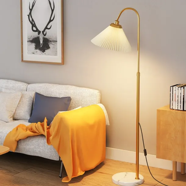 Dimmable Floor Lamp Arc Floor Lamps, Metal Floor Lamps, LED Floor Light Creative,Standing Lamp Adjustable, for Living Room, Office and Bedroom Standing Reading Lamp