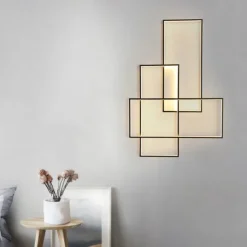 Dimmable Flush Wall Light LED Ceiling Light Metal Layered Modern Style Stylish Painted Finishes 220-240V