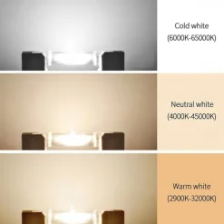 Dimmable R7S COB LED Bulbs 15W J Type 189MM Double Ended LED Lights 150W Halogen Equivalent 220-240V T3 R7S Base Equivalent Floodlight Replacement for Garage Speciality Lighting Floor Lamps