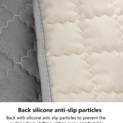 Dining Chair Cover Chair Seat Cushion Pad Slipcover High Back Dining Chair Cover Non-Slip with Ties Thick Durable and Washable Pads for Dining Room, Office, Kitchen 1PC