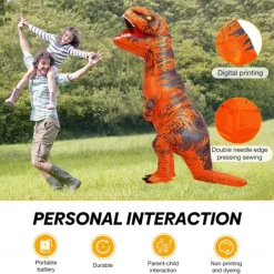 Dinosaur Carnival Costume Cosplay Costume Funny Costumes Inflatable Costumes Kid's Adults' All Funny Costume Halloween Carnival Masquerade Easy Carnival Costume