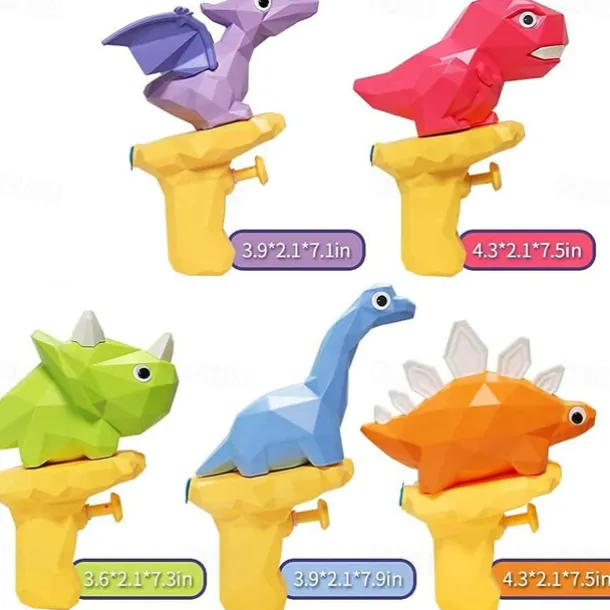 Dinosaur Water Gun Sand Toys Squirt Gun Water Outdoor Toys Gifts for Kids 3 4 5 Years Old