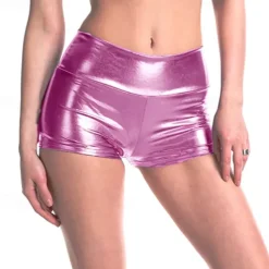 Disco Dance Costumes Exotic Dancewear Pole dance Shorts Ruching Pure Color Women's Performance Training Natural Polyester
