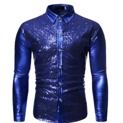 Disco 1980s Blouse / Shirt Disco Fancy Dress Men's Carnival Costume Masquerade Party Bachelorette Party Pride Parade Adults' Blouse