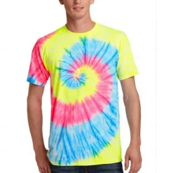 Disco Tie Dye T-shirt Anime 3D Graphic For Couple's Men's Women's Adults' Carnival Masquerade 3D Print Casual Daily