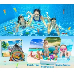 Diving Pool Toys for Kids Age 4-12,28Pcs Swimming Underwater Pool Toys for Kids,Water Toys for Pool Party Favors,Summer Diving Toys