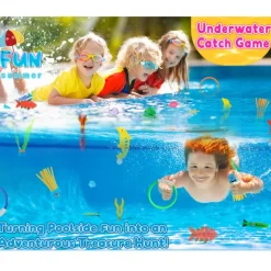 Diving Pool Toys for Kids Age 4-12,28Pcs Swimming Underwater Pool Toys for Kids,Water Toys for Pool Party Favors,Summer Diving Toys