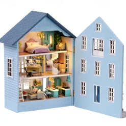 Diy Cabin Molan Manor - Happiness Manor Wooden Handmade and Self made Multi level Gift Gifts Girl