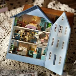 Diy Cabin Molan Manor - Happiness Manor Wooden Handmade and Self made Multi level Gift Gifts Girl