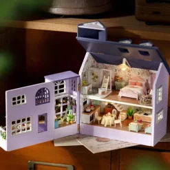 Diy Cabin Molan Manor - Happiness Manor Wooden Handmade and Self made Multi level Gift Gifts Girl