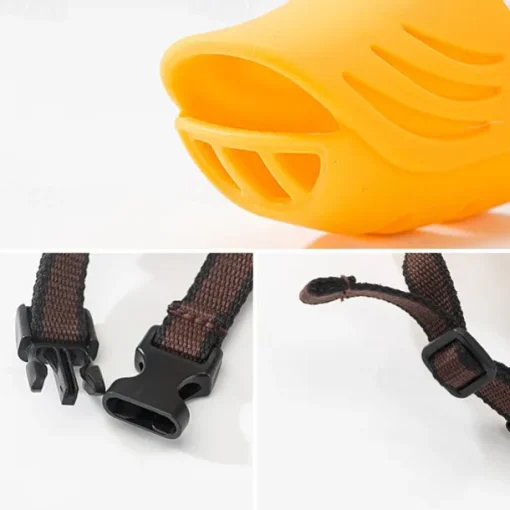 Dog Anti-bite Mouth Cover Anti-random Eating Barking Device Teddy Silicone Duck Dog Mouth Cover