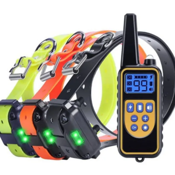 Dog Bark Collar Dog Training Collars Anti Bark Solid Colored PP Corgi Beagle Shiba Inu Pug Bichon Frise Pekingese Black