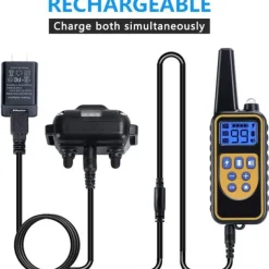 Dog Bark Collar Dog Training Collars Anti Bark Solid Colored PP Corgi Beagle Shiba Inu Pug Bichon Frise Pekingese Black