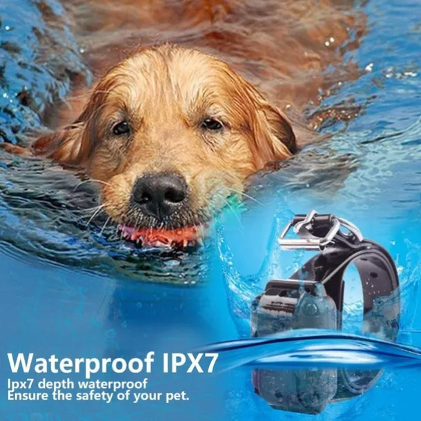 Dog Bark Collar Dog Training Collars Anti Bark Solid Colored PP Corgi Beagle Shiba Inu Pug Bichon Frise Pekingese Black