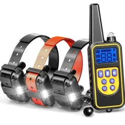 Dog Bark Collar Dog Training Collars Anti Bark Solid Colored PP Corgi Beagle Shiba Inu Pug Bichon Frise Pekingese Black