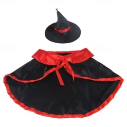 Dog Cat Bandanas & Hats Cloak Halloween Outfit Fashion Funny Winter Breathable Soft Washable Comfortable Outdoor Halloween Casual Daily Dog Clothing for Bichon Frise Pomeranian Baby Pet Papillon Small