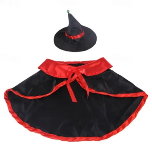 Dog Cat Bandanas & Hats Cloak Halloween Outfit Fashion Funny Winter Breathable Soft Washable Comfortable Outdoor Halloween Casual Daily Dog Clothing for Bichon Frise Pomeranian Baby Pet Papillon Small