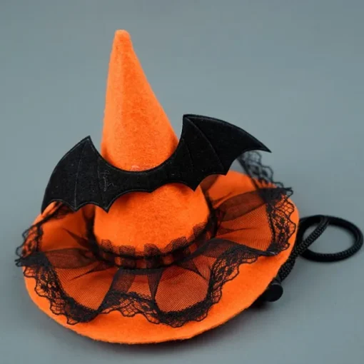 Dog Cat Bandanas & Hats Halloween Outfit Fashion Funny Winter Breathable Soft Washable Comfortable Outdoor Halloween Casual Daily Dog Clothing for Bichon Frise Pomeranian Baby Pet Papillon Small