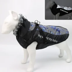 Dog Cat Coat Jacket Fashion Party Winter Reflective Waterproof Warm Washable Comfortable Christmas Outdoor Casual Daily Dog Clothing for Bichon Frise Pomeranian Baby Pet Papillon Small