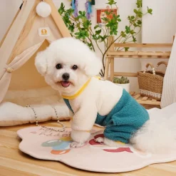 Dog Cat Coat Jacket Fashion Cute Winter Warm Soft Washable Comfortable Outdoor Sports Dog Clothing for Bichon Frise Poodle Pomeranian Baby Pet Papillon