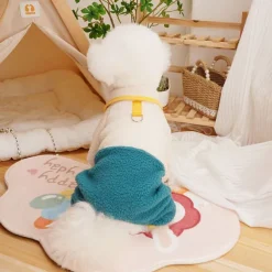 Dog Cat Coat Jacket Fashion Cute Winter Warm Soft Washable Comfortable Outdoor Sports Dog Clothing for Bichon Frise Poodle Pomeranian Baby Pet Papillon