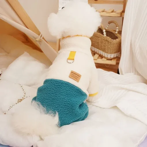 Dog Cat Coat Jacket Fashion Cute Winter Warm Soft Washable Comfortable Outdoor Sports Dog Clothing for Bichon Frise Poodle Pomeranian Baby Pet Papillon