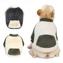 Dog Cat Coat Jacket Fashion Casual Winter Warm Breathable Soft Washable Comfortable Casual Daily Dog Clothing for Bichon Frise Pomeranian Baby Pet Papillon Small