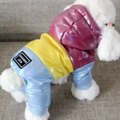 Dog Cat Coat Jacket Fashion Casual Winter Waterproof Breathable Soft Washable Comfortable Casual Daily Dog Clothing for Bichon Frise Pomeranian Baby Pet Papillon Small