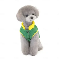 Dog Cat Coat Jacket Fashion Cute Winter Breathable Soft Washable Comfortable Outdoor Casual Daily Dog Clothing for Bichon Frise Pomeranian Baby Pet Papillon Small