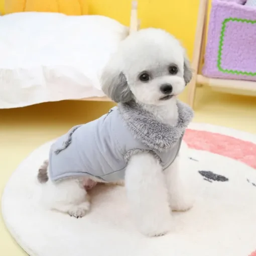 Dog Cat Coat Jacket Simple Style Winter Breathable Soft Washable Comfortable Thick Dailywear Casual Daily Weekend Walking Dog Clothing for Cat Dog Husky Labrador Alaskan Malamute