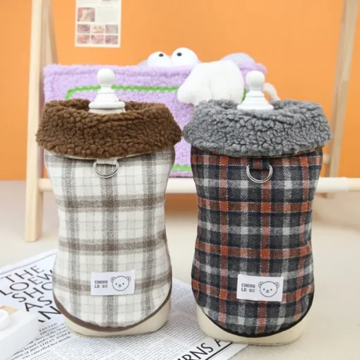 Dog Cat Coat Jacket Spots & Checks Leisure Winter Breathable Soft Washable Comfortable Thick Dailywear Bed Casual Daily Weekend Walking Dog Clothing for Cat Dog Husky Labrador Alaskan Malamute