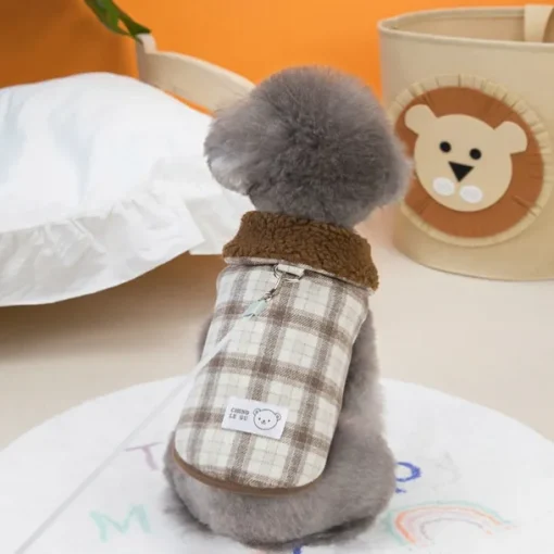 Dog Cat Coat Jacket Spots & Checks Leisure Winter Breathable Soft Washable Comfortable Thick Dailywear Bed Casual Daily Weekend Walking Dog Clothing for Cat Dog Husky Labrador Alaskan Malamute