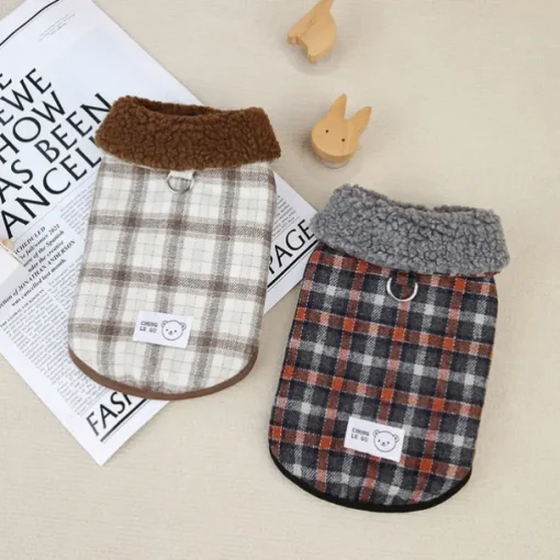 Dog Cat Coat Jacket Spots & Checks Leisure Winter Breathable Soft Washable Comfortable Thick Dailywear Bed Casual Daily Weekend Walking Dog Clothing for Cat Dog Husky Labrador Alaskan Malamute