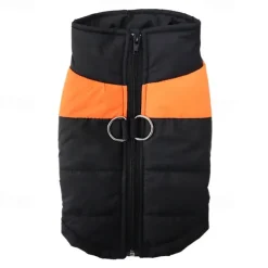 Dog Cat Coat Jacket Vest Fashion Party Winter Waterproof Warm Breathable Soft Comfortable Christmas Halloween Outdoor Casual Daily Dog Clothing for Bichon Frise Pomeranian Baby Pet Papillon Small