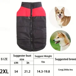 Dog Cat Coat Jacket Vest Fashion Party Winter Waterproof Warm Breathable Soft Comfortable Christmas Halloween Outdoor Casual Daily Dog Clothing for Bichon Frise Pomeranian Baby Pet Papillon Small