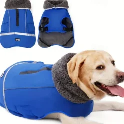 Dog Cat Coat Jacket Vest Fashion Party Winter Reflective Waterproof Warm Breathable Washable Christmas Halloween Outdoor Casual Daily Dog Clothing for Golden Retriever Corgi Bichon Frise Pomeranian