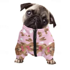 Dog Cat Coat Sweatshirt Jacket Fashion Casual Winter Breathable Soft Washable Comfortable Casual Daily Festival Dog Clothing for Bichon Frise Pomeranian Baby Pet Papillon Small