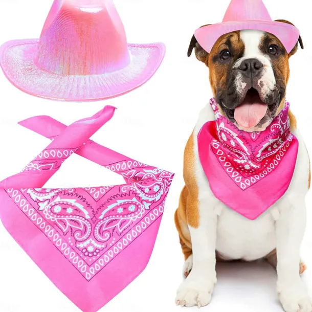 Dog Cat Dog Bandana & Dog Hat Dog Birthday Bandana Hat Fashion Casual Winter Waterproof Breathable Soft Washable Comfortable Casual Daily Dog Clothing for Bichon Frise Pomeranian Baby Pet Papillon