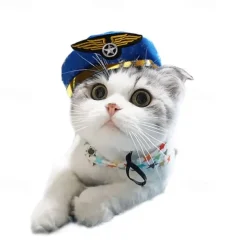 Dog Cat Dog Bandana & Dog Hat Party Funny Winter Breathable Soft Washable Comfortable Party Halloween Casual Daily Festival Dog Clothing for Bichon Frise Pomeranian Baby Pet Papillon Small