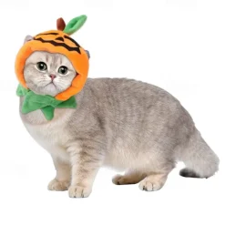 Dog Cat Dog Bandana & Dog Hat Party Funny Winter Breathable Soft Washable Comfortable Party Halloween Casual Daily Festival Dog Clothing for Bichon Frise Pomeranian Baby Pet Papillon Small