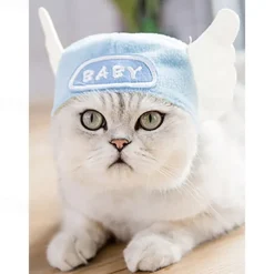 Dog Cat Dog Bandana & Dog Hat Party Funny Winter Breathable Soft Washable Comfortable Party Halloween Casual Daily Festival Dog Clothing for Bichon Frise Pomeranian Baby Pet Papillon Small