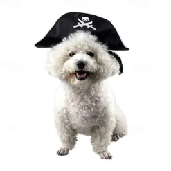 Dog Cat Dog Bandana & Dog Hat Cosplay Cosplay Funny Winter Soft Washable Comfortable Halloween Outdoor Halloween Casual Daily Dog Clothing for Bichon Frise Pomeranian Baby Pet Papillon Small