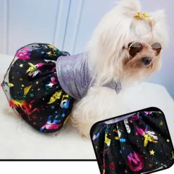Dog Cat Dress Cute Casual Breathable Soft Washable Comfortable Halloween Casual Daily Festival Dog Clothing for Bichon Frise Pomeranian Baby Pet Papillon Small