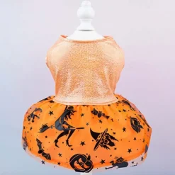 Dog Cat Dress Cute Casual Breathable Soft Washable Comfortable Halloween Casual Daily Festival Dog Clothing for Bichon Frise Pomeranian Baby Pet Papillon Small