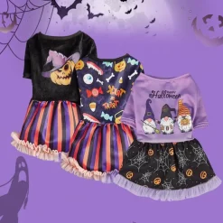 Dog Cat Dress Party Funny Winter Waterproof Breathable Soft Washable Comfortable Outdoor Halloween Casual Daily Dog Clothing for Bichon Frise Pomeranian Baby Pet Papillon Small