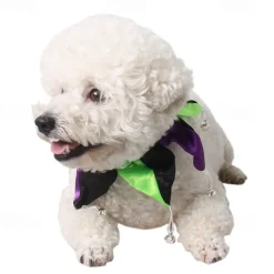 Dog Cat Halloween Costumes Cosplay Halloween Outfit Cosplay Funny Winter Soft Washable Comfortable Halloween Outdoor Halloween Casual Daily Dog Clothing for Bichon Frise Pomeranian Baby Pet Papillon