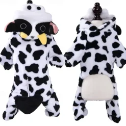 Dog Cat Jumpsuit Adorable Stylish Ordinary Casual Daily Winter Warm Soft Washable Comfortable Outdoor Casual Daily Walking Dog Clothing for Bichon Frise Pomeranian Baby Pet Papillon Small