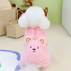 Dog Cat Jumpsuit Cute Casual Winter Warm Breathable Soft Washable Comfortable Outdoor Casual Daily Dog Clothing for Bichon Frise Pomeranian Baby Pet Papillon Small